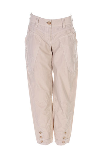 sandwich pantacourts femme de couleur beige