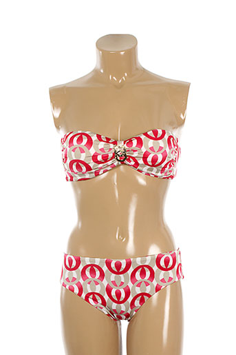 genius maillots de bain femme de couleur rouge