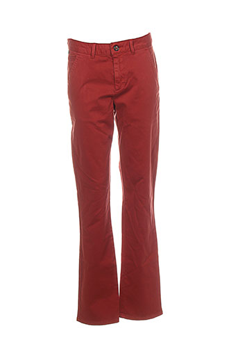 red-tag pantalons femme de couleur rouge