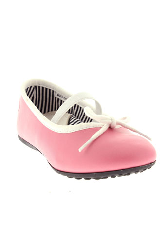 petit et bateau ballerines fille de couleur rose