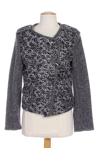 rivieres de lune vestes femme de couleur gris