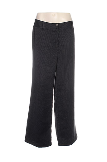 pause cafe pantalons femme de couleur noir