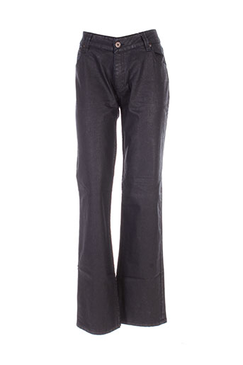 la cible rouge pantalons femme de couleur noir