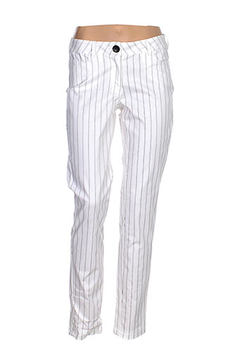 bleu blanc rouge pantalons femme de couleur beige