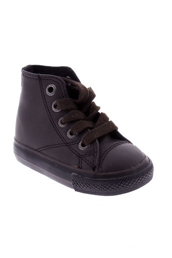 converse chaussures garçon de couleur marron