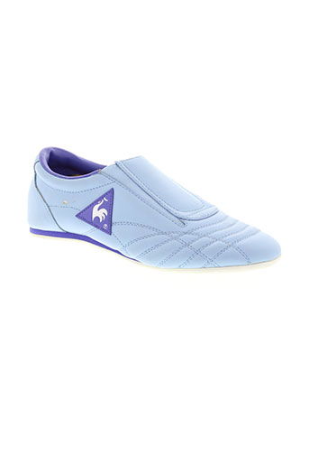 le et coq et sportif baskets femme de couleur bleu