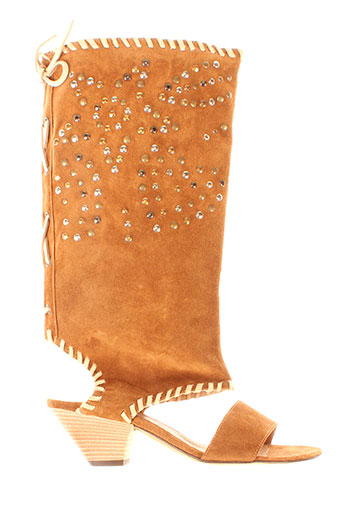 vero cuio chaussures femme de couleur marron