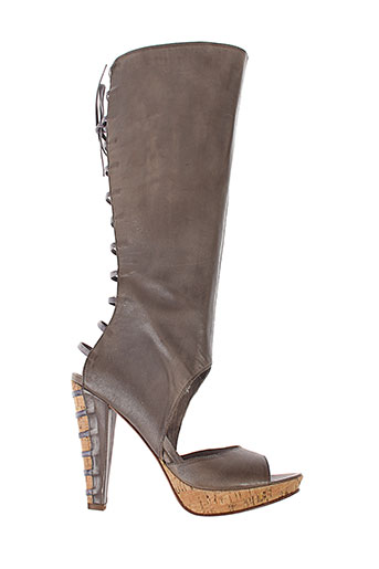 v m chaussures femme de couleur gris