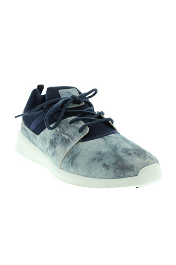 dc chaussures homme de couleur bleu