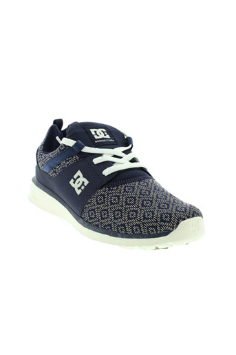 dc chaussures femme de couleur bleu
