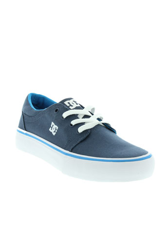dc chaussures femme de couleur bleu