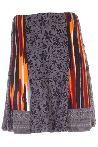 quattro jupes femme de couleur gris