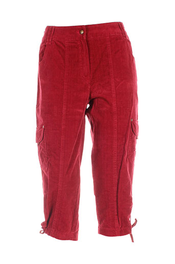 quattro pantacourts femme de couleur rouge