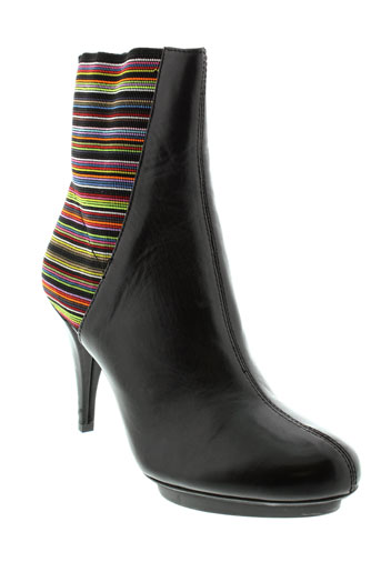united et nude boots femme de couleur noir