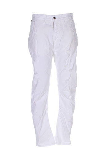 seinse jeans homme de couleur blanc