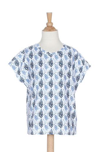 pepe jeans t-shirts fille de couleur bleu