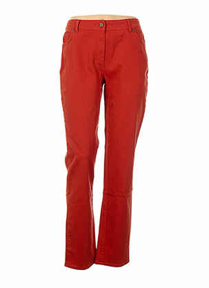 Pantalon casual orange JAC JAC pour femme