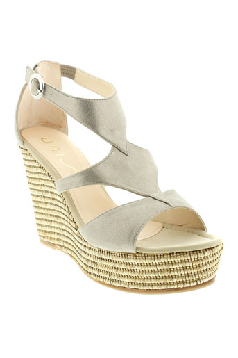 unisa chaussures femme de couleur gris