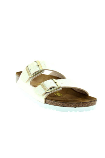 birkenstock mules et sabots femme de couleur blanc