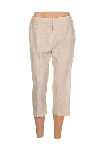 emmanueli pantacourts femme de couleur beige