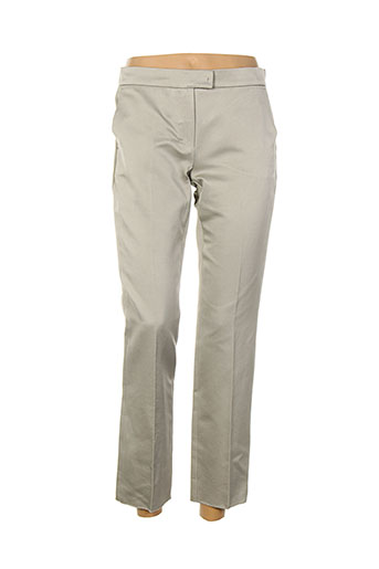 maxmara pantalons femme de couleur gris