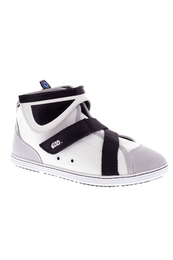 kickers chaussures garçon de couleur blanc