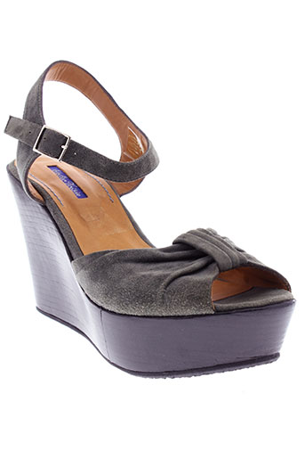 atelier voisin chaussures femme de couleur gris