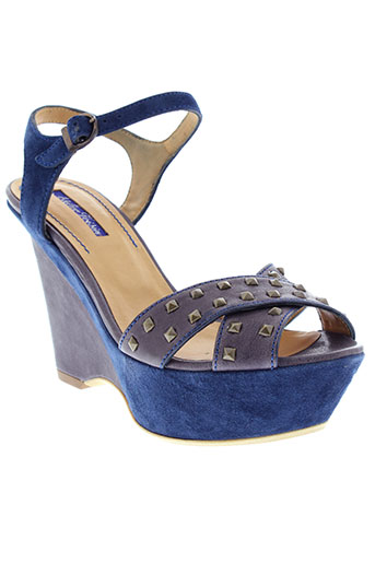 atelier voisin chaussures femme de couleur bleu