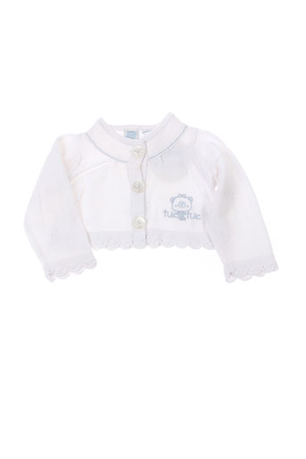 tuc tuc gilets fille de couleur blanc