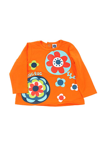 tuc tuc t-shirts fille de couleur orange