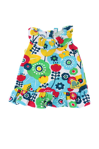 tuc tuc robes fille de couleur bleu