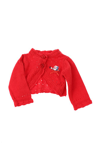tuc tuc gilets fille de couleur rouge