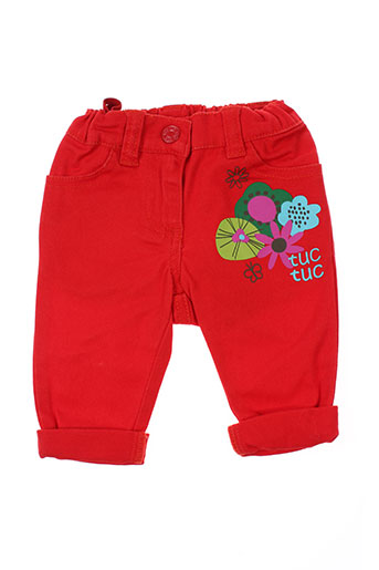 tuc tuc pantalons garçon de couleur rouge