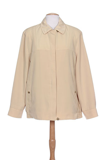 claude havrey vestes femme de couleur beige