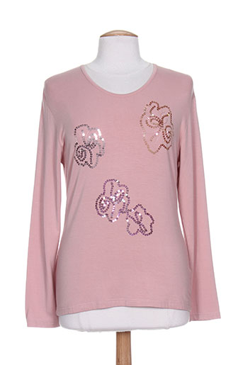 villa bleue t-shirts / tops femme de couleur rose