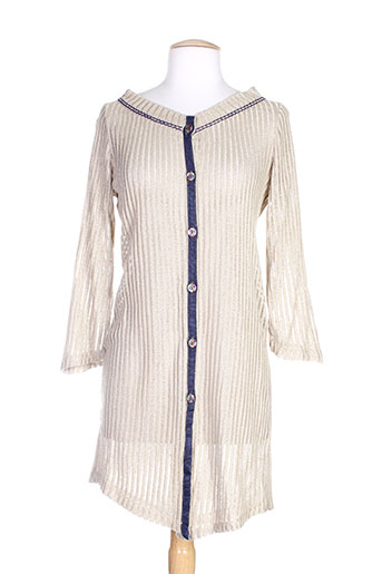 lo! les filles gilets femme de couleur beige