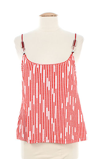 lo! les filles chemises femme de couleur rouge