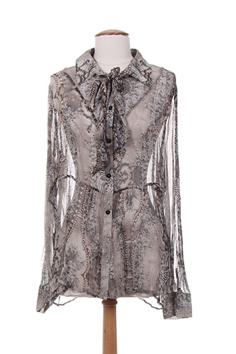 tricot chic chemises femme de couleur gris