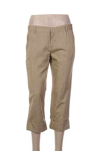 acquaverde pantacourts femme de couleur beige