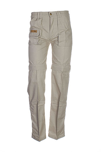 koulala pantalons femme de couleur beige