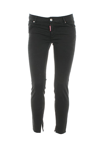 dsquared pantalons femme de couleur noir