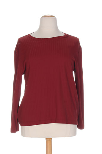 charles guitard t-shirts femme de couleur rouge