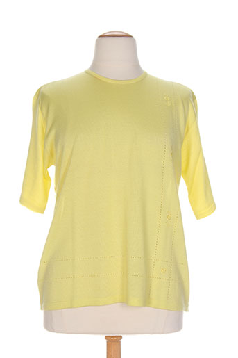 griffon pulls femme de couleur jaune