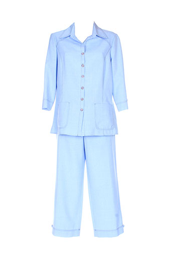 20 et 20 pantalon et veste femme de couleur bleu (photo) 20 et 20 pantalon et veste femme de couleur bleu (photo)