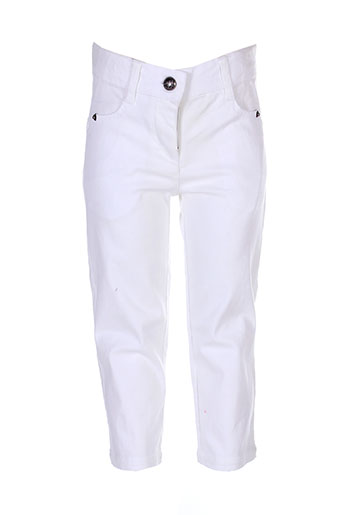 3 et pommes pantacourts et decontractes fille de couleur blanc (photo) 3 et pommes pantacourts et decontractes fille de couleur blanc (photo)