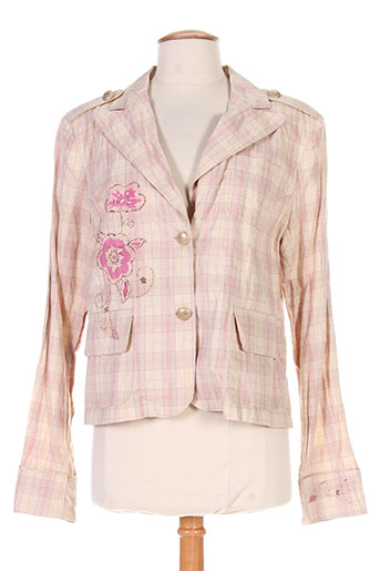 rivieres de lune vestes femme de couleur beige