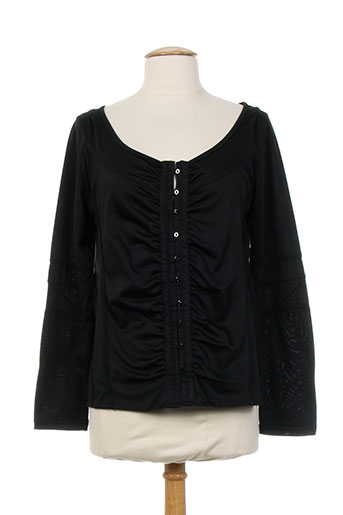 felino gilets femme de couleur noir