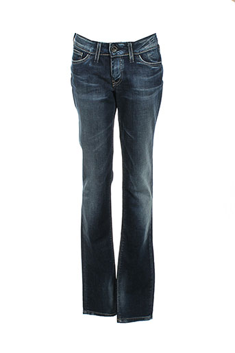teddy smith jeans fille de couleur bleu