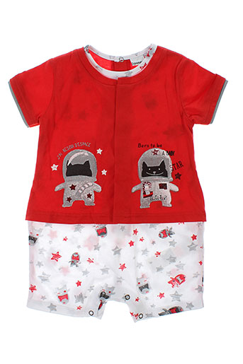 3 et pommes combi et shorts fille de couleur rouge (photo) 3 et pommes combi et shorts fille de couleur rouge (photo)