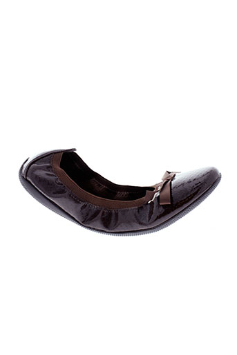 les et p et tites et bombes ballerines femme de couleur marron